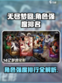 无尽梦回全角色强度排行榜介绍