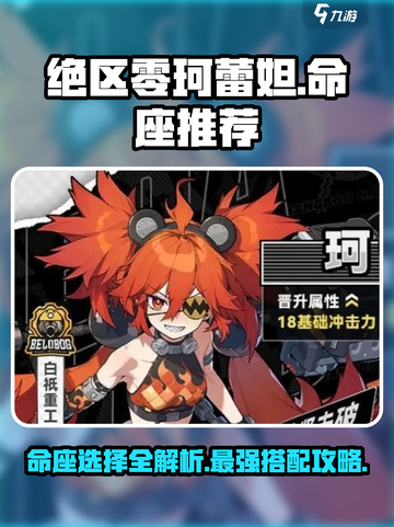 绝区零🔥珂蕾妲命座推荐，最强搭配速看！截图1