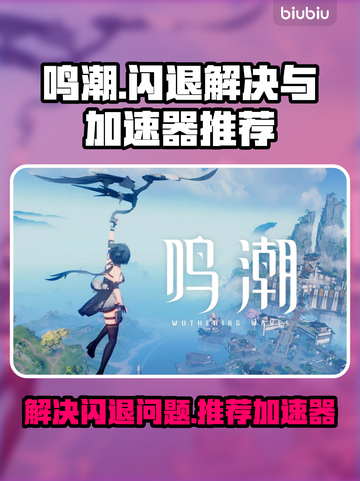 鸣潮⚡国服闪退解决加速器推荐🔥截图1