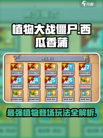 植物大战僵尸：西瓜香蒲🔥玩法大揭秘！🎉截图1