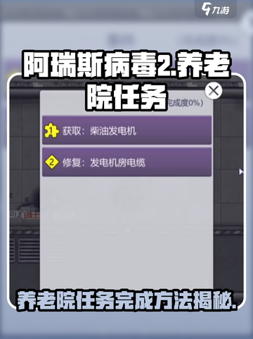 阿瑞斯病毒2🔥养老院任务完成秘籍💡截图1