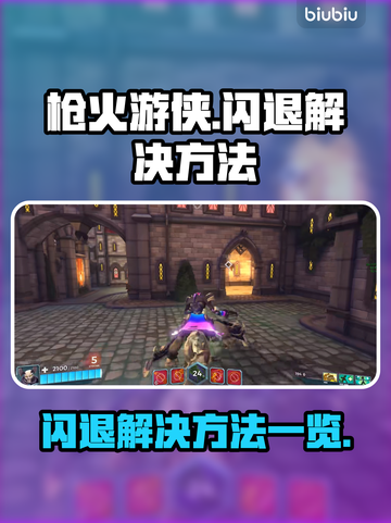 枪火游侠🔥闪退解决方法大全，玩家必看！截图1
