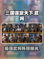 三国谋定天下🔥全武将阵容大曝光！你Pick谁？