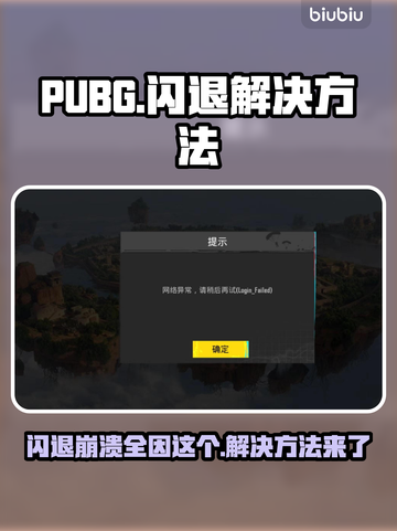 PUBG闪退崩溃？❌这招教你秒解决！💥截图1