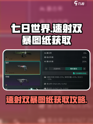 七日世界速射双暴图纸怎么获取介绍截图1