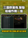 三国群英传国战版宠物祝福有什么用介绍