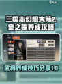 三国志幻想大陆2枭之歌养成攻略分享介绍