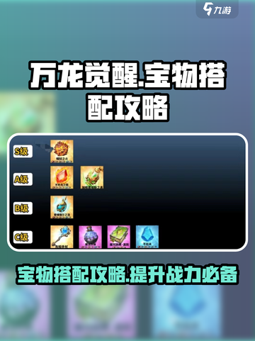 万龙觉醒🔥宝物搭配攻略，助你战力飙升！截图1