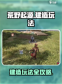 荒野起源建造怎么玩介绍