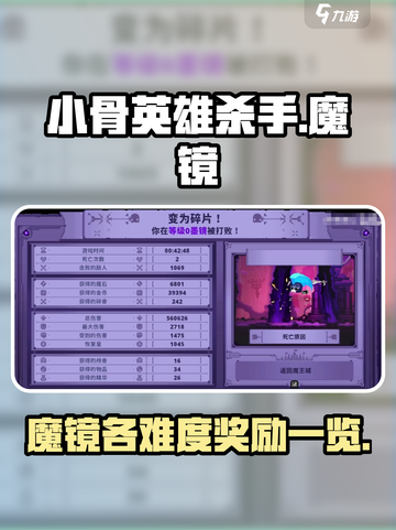 小骨英雄杀手魔镜各个难度奖励一览介绍截图1