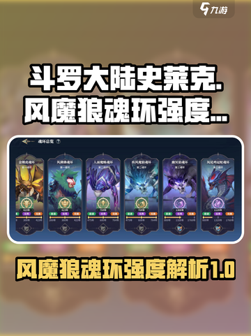 斗罗大陆史莱克学院疾风魔狼魂环怎么样介绍截图1