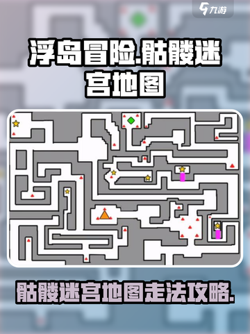 浮岛冒险骷髅迷宫🔥超详细地图攻略🎉截图1