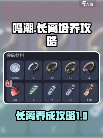 鸣潮🔥长离培养攻略，快速养成秘籍🎉截图1