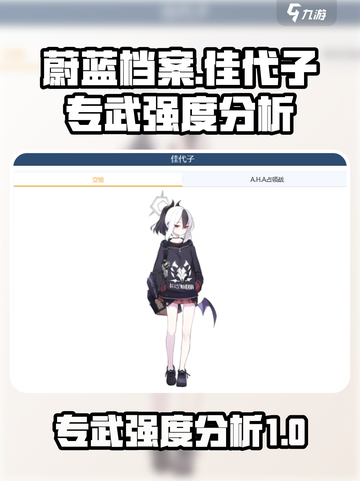 蔚蓝档案佳代子专武怎么样介绍截图1