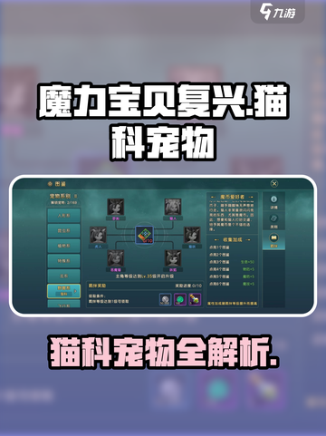 魔力宝贝复兴猫科宠物有哪些介绍截图1