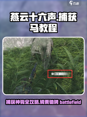 燕云十六声🔥抓马教程｜快速捕获马匹技巧🐎截图1