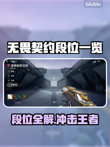 🔥无畏契约手游段位全解析！🚀截图1