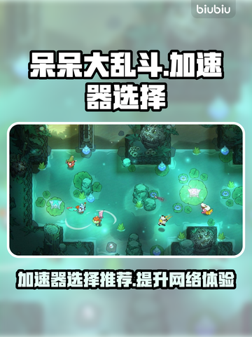 呆呆大乱斗🔥加速器选择推荐来啦！📌截图1