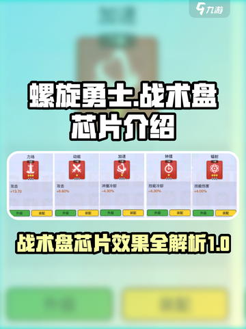 螺旋勇士战术盘芯片有哪些介绍截图1