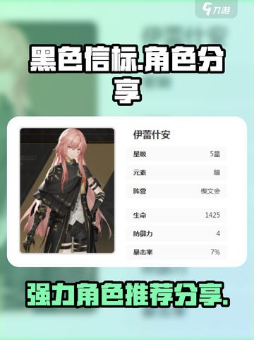黑色信标全部角色分享介绍截图1