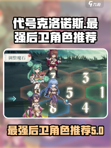 代号克洛诺斯后卫角色怎么样介绍截图1