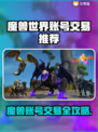 🔥魔兽世界账号交易全攻略！💎