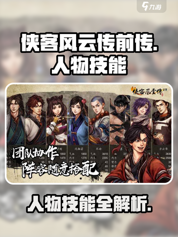 《侠客风云传前传》人物技能大揭秘💥截图1