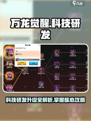 万龙觉醒🔥科技研发急速升级攻略！💡截图1