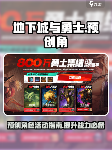 地下城与勇士手游💥预创角色活动🔥超全介绍来啦！截图1