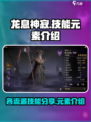 龙息神寂技能元素介绍介绍