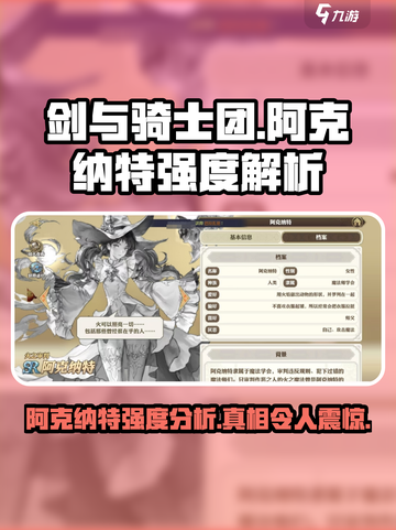 剑与骑士团阿克纳特强度如何介绍截图1