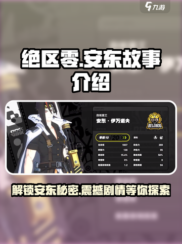 绝区零🔥安东故事揭秘！游戏角色深度解析✨截图1