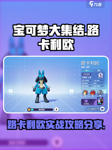 宝可梦大集结路卡利欧攻略分享介绍截图1