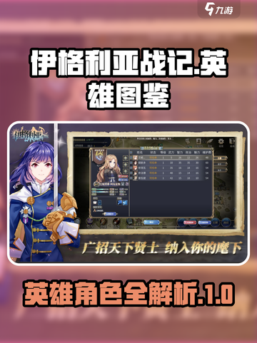 伊格利亚战记人物图鉴攻略介绍截图1