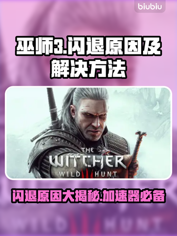 巫师3闪退竟是加速器惹的🔥加速器到底该不该用？截图1