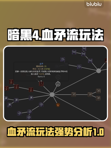 暗黑4第二赛季🔥血矛流玩法超详细解析！截图1
