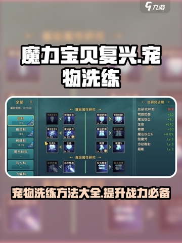 魔力宝贝复兴版🔥宠物洗练终极攻略来了！截图1
