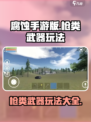 腐蚀手游版🔥枪类武器玩法大揭秘！🎉