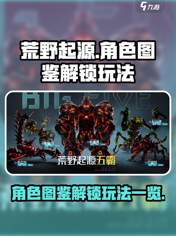 荒野起源🔥角色图鉴解锁玩法大全🎉截图1