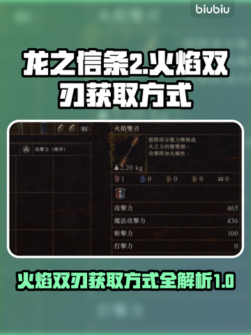 龙之信条2🔥火焰双刃获取方式大公开！截图1