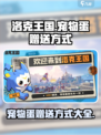 洛克王国世界宠物蛋怎么送别人介绍