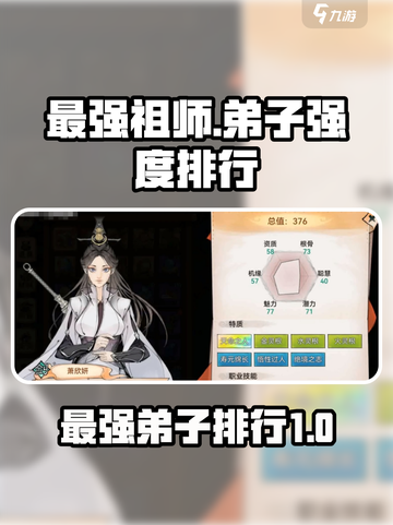 最强祖师逆天弟子强度排行介绍介绍截图1