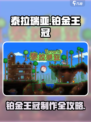 🎮泰拉瑞亚铂金王冠制作大揭秘！👑