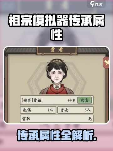 《祖宗模拟器》传承属性大揭秘！🎮🔥截图1