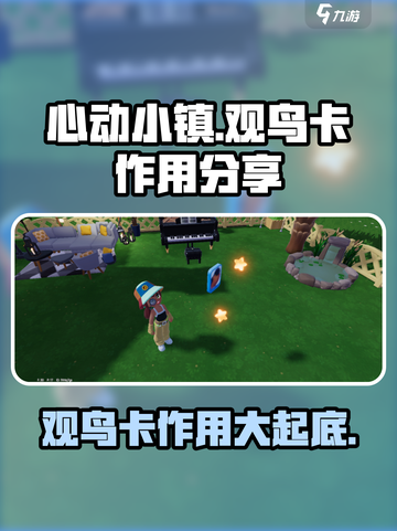 心动小镇观鸟卡什么用介绍截图1