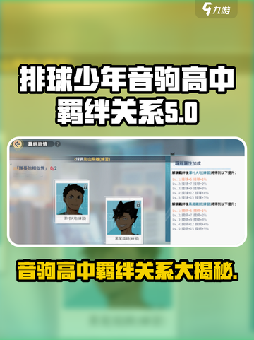 排球少年手游🔥音驹高中羁绊关系全揭秘！截图1