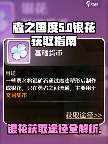 森之国度银花如何获得介绍截图1