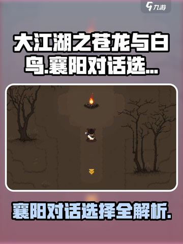 大江湖之苍龙与白鸟襄阳对话选择指南介绍截图1