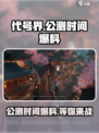 代号界公测时间什么时候介绍