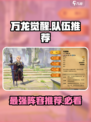 万龙觉醒最建议练哪个队介绍